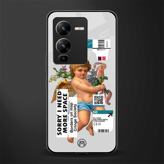 cringe society back phone cover | glass case for vivo v25 pro 5g