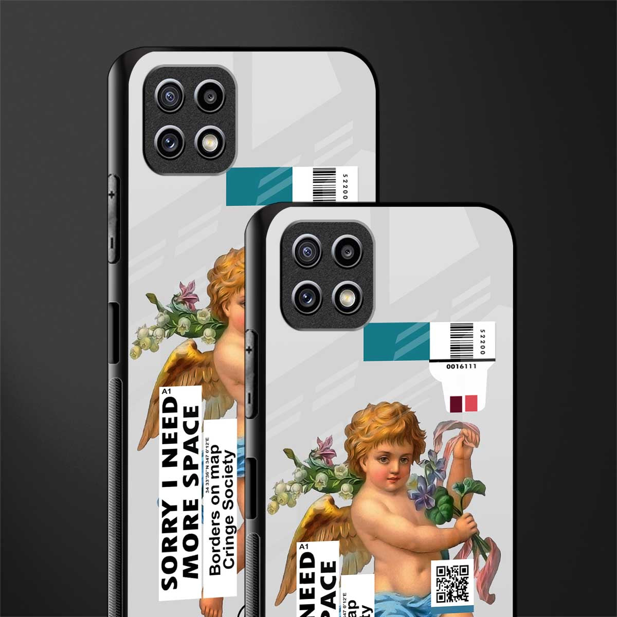cringe society back phone cover | glass case for samsung galaxy f42