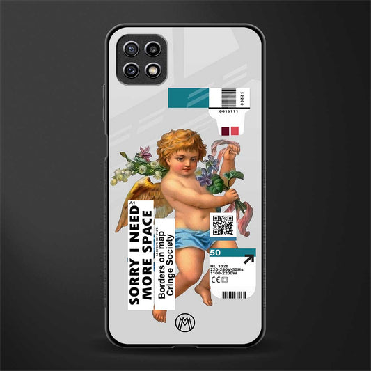 cringe society back phone cover | glass case for samsung galaxy f42