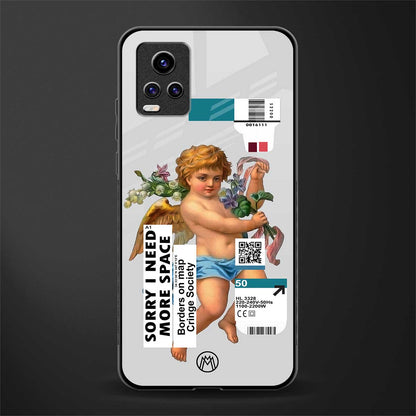 cringe society back phone cover | glass case for vivo v21e 4g