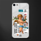 cringe society glass case for iphone se 2020 image