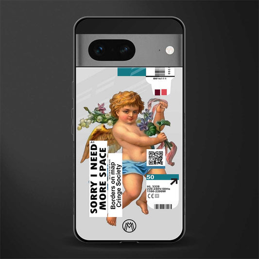 cringe society back phone cover | glass case for google pixel 7