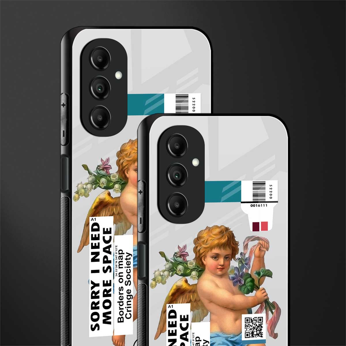 cringe society back phone cover | glass case for samsung galaxy a14 5g