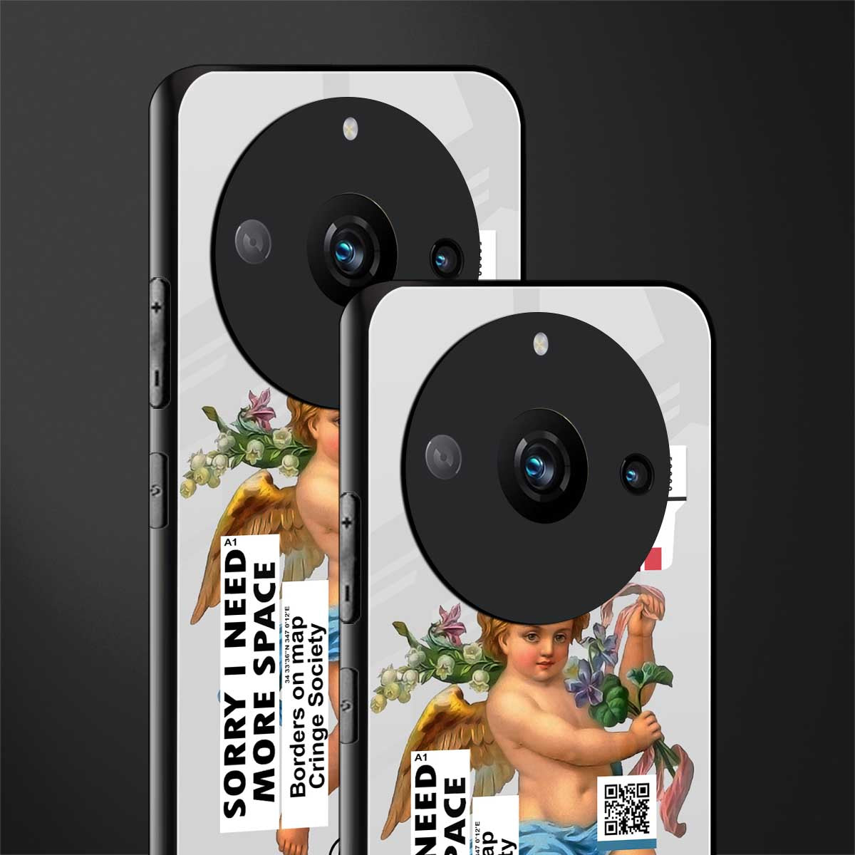 cringe society back phone cover | glass case for realme 11 pro 5g