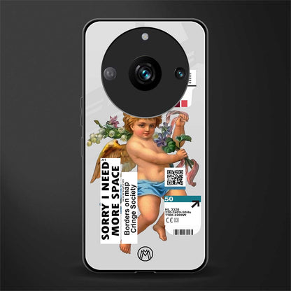 cringe society back phone cover | glass case for realme 11 pro 5g