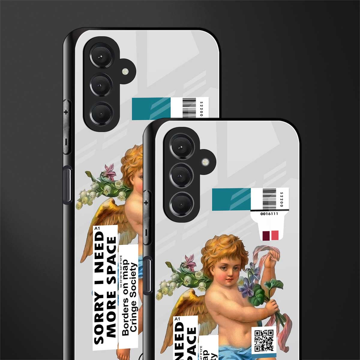 cringe society back phone cover | glass case for samsun galaxy a24 4g