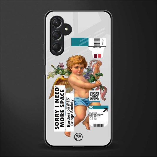 cringe society back phone cover | glass case for samsun galaxy a24 4g