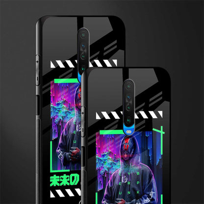 cyberpunk glass case for poco x2 image-2