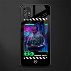 cyberpunk glass case for samsung galaxy m51 image