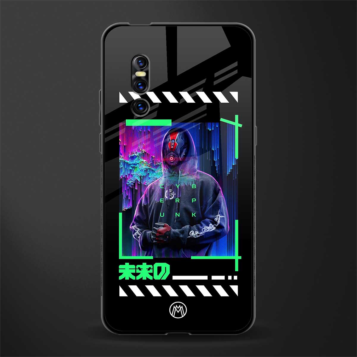 cyberpunk glass case for vivo v15 pro image