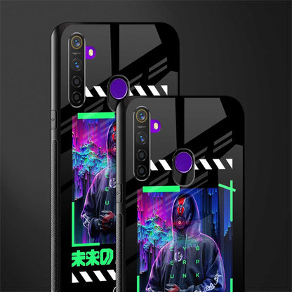 cyberpunk glass case for realme 5s image-2