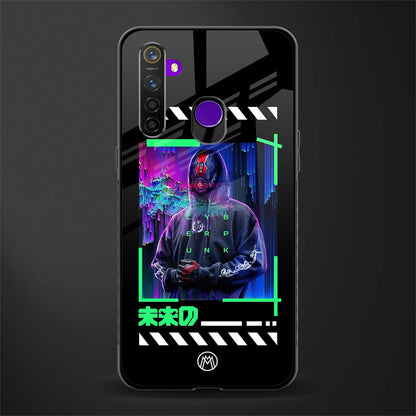 cyberpunk glass case for realme 5i image