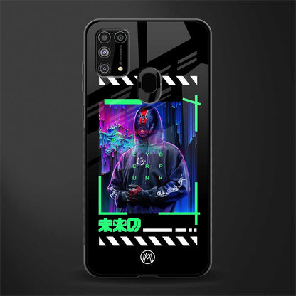 cyberpunk glass case for samsung galaxy m31 image