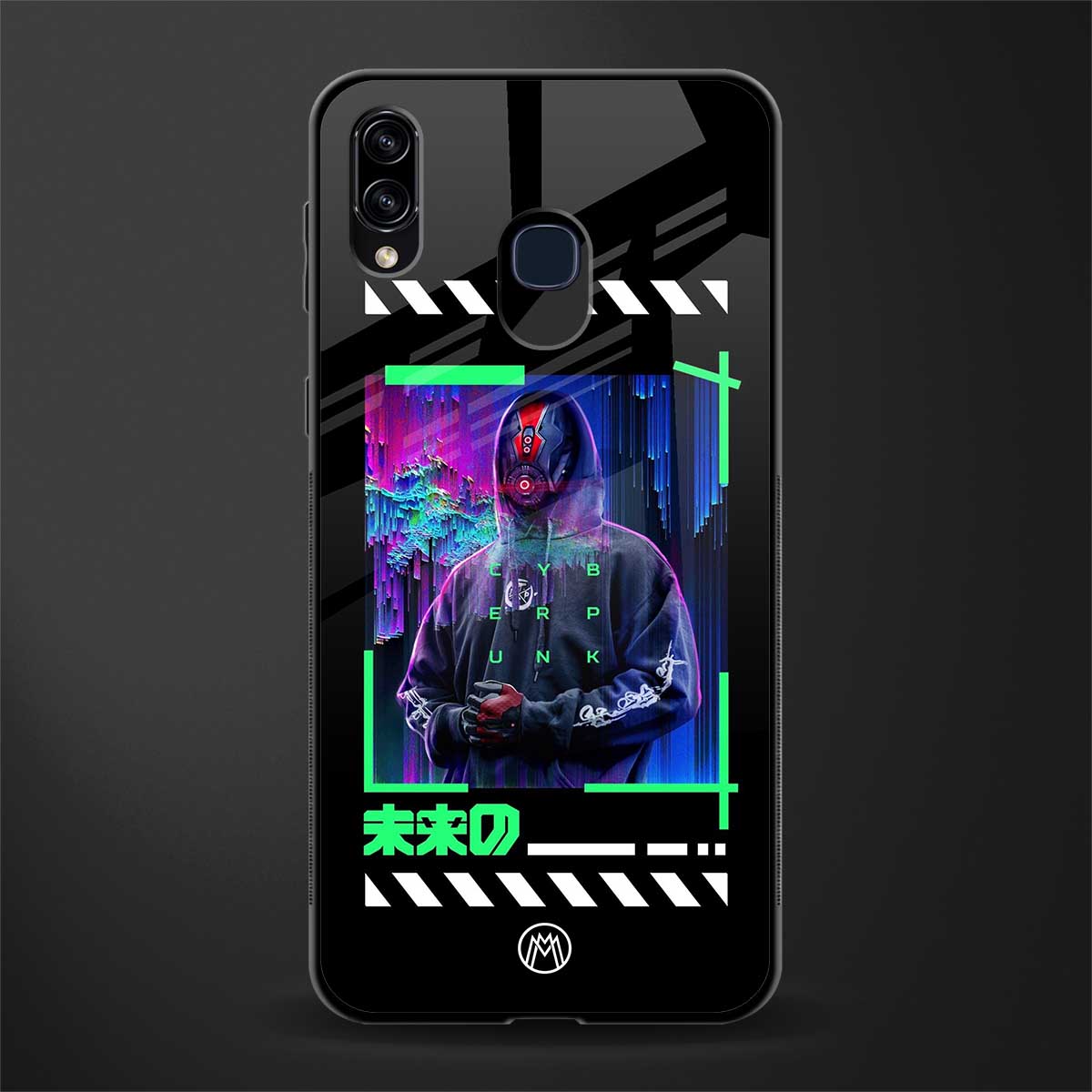 cyberpunk glass case for samsung galaxy a20 image