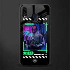 cyberpunk glass case for samsung galaxy m10s image