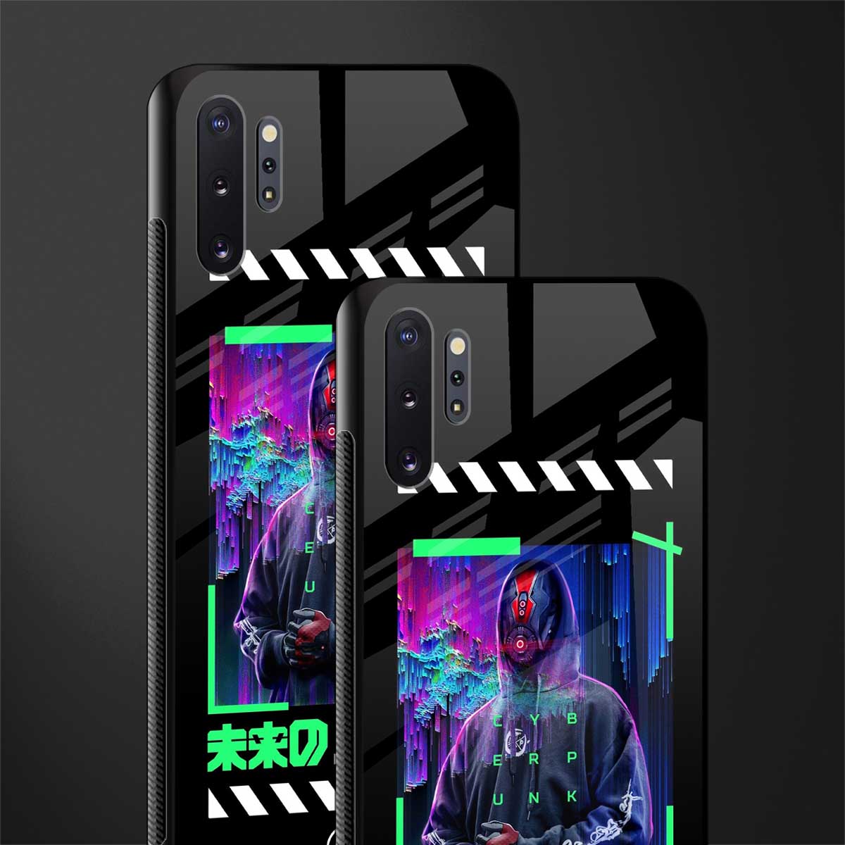 cyberpunk glass case for samsung galaxy note 10 plus image-2