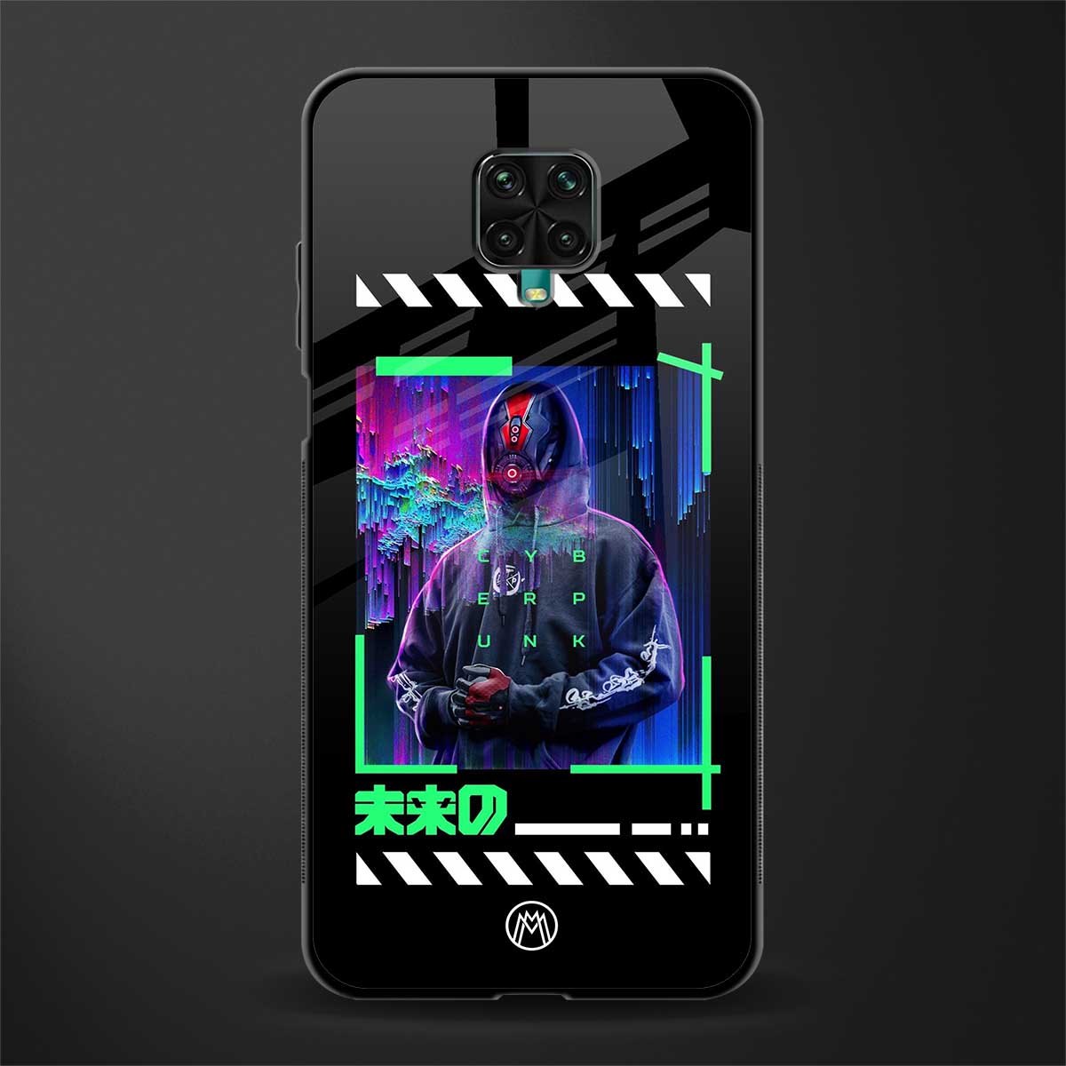 cyberpunk glass case for redmi note 9 pro image
