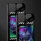 cyberpunk glass case for redmi k20 pro image-2