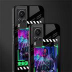 cyberpunk glass case for vivo x60 pro image-2