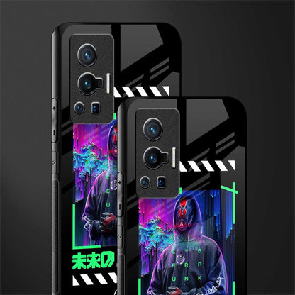 cyberpunk glass case for vivo x70 pro image-2
