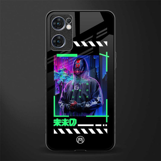 cyberpunk glass case for oppo reno7 5g image