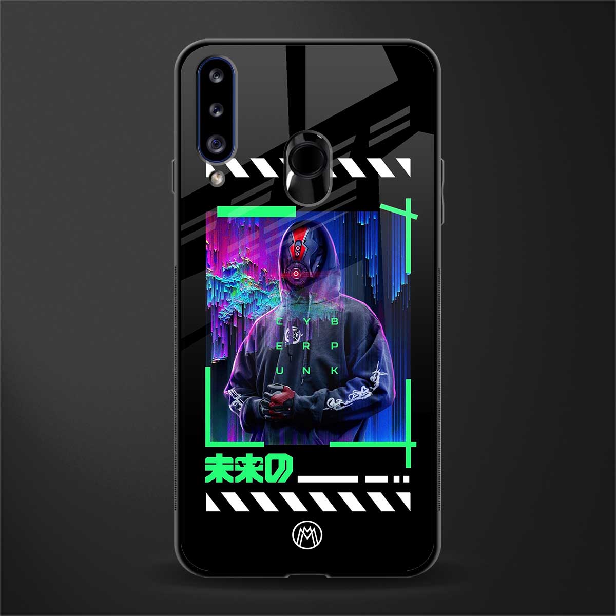 cyberpunk glass case for samsung galaxy a20s image