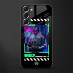 cyberpunk glass case for samsung galaxy s22 plus 5g image