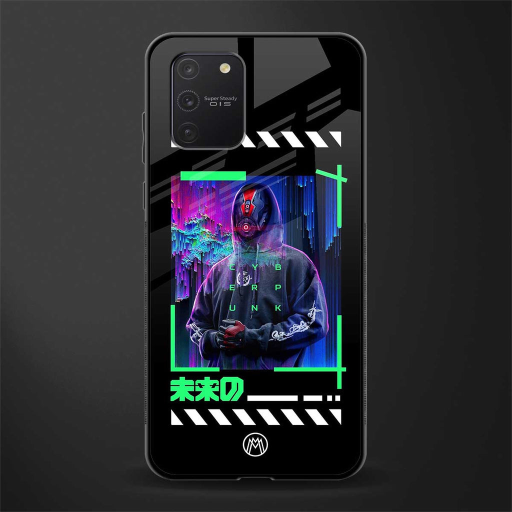 cyberpunk glass case for samsung galaxy a91 image