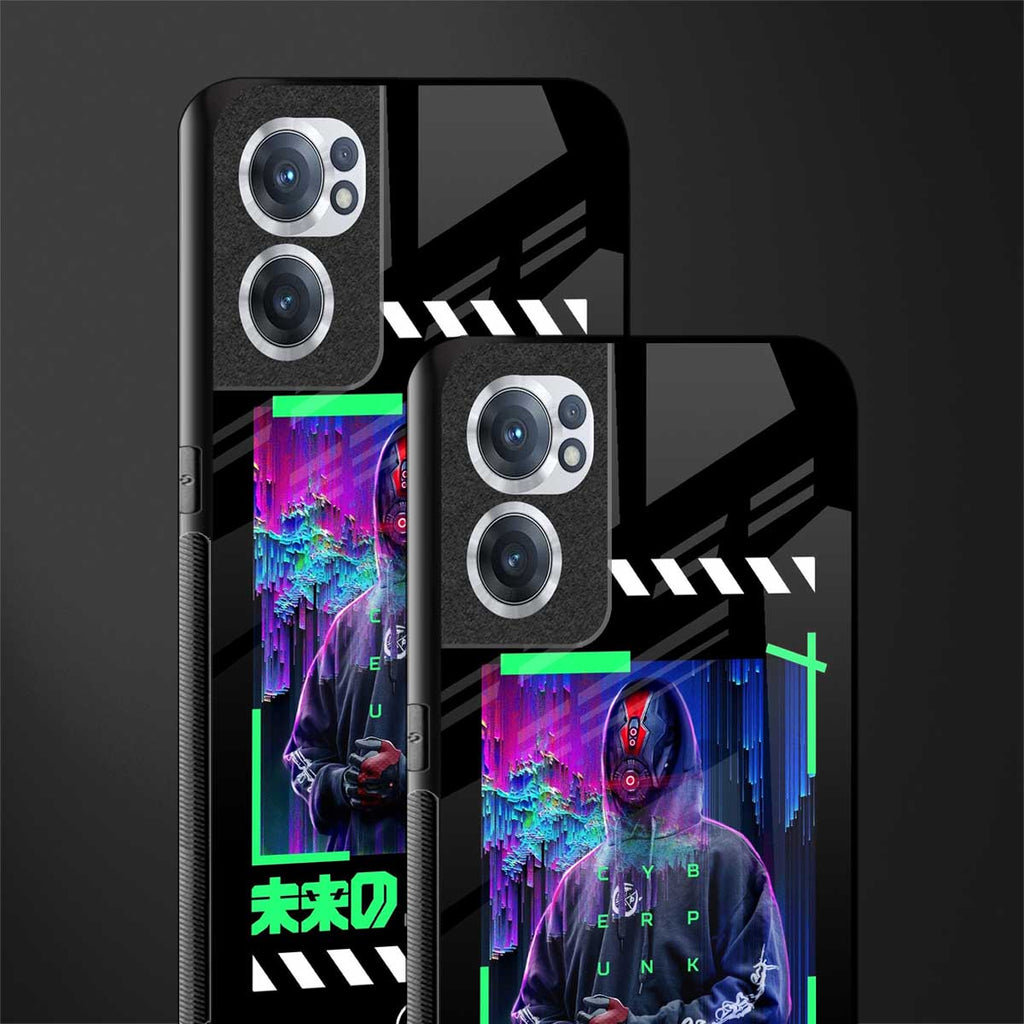 cyberpunk glass case for oneplus nord ce 2 5g image-2