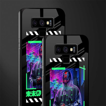 cyberpunk glass case for samsung galaxy note 9 image-2