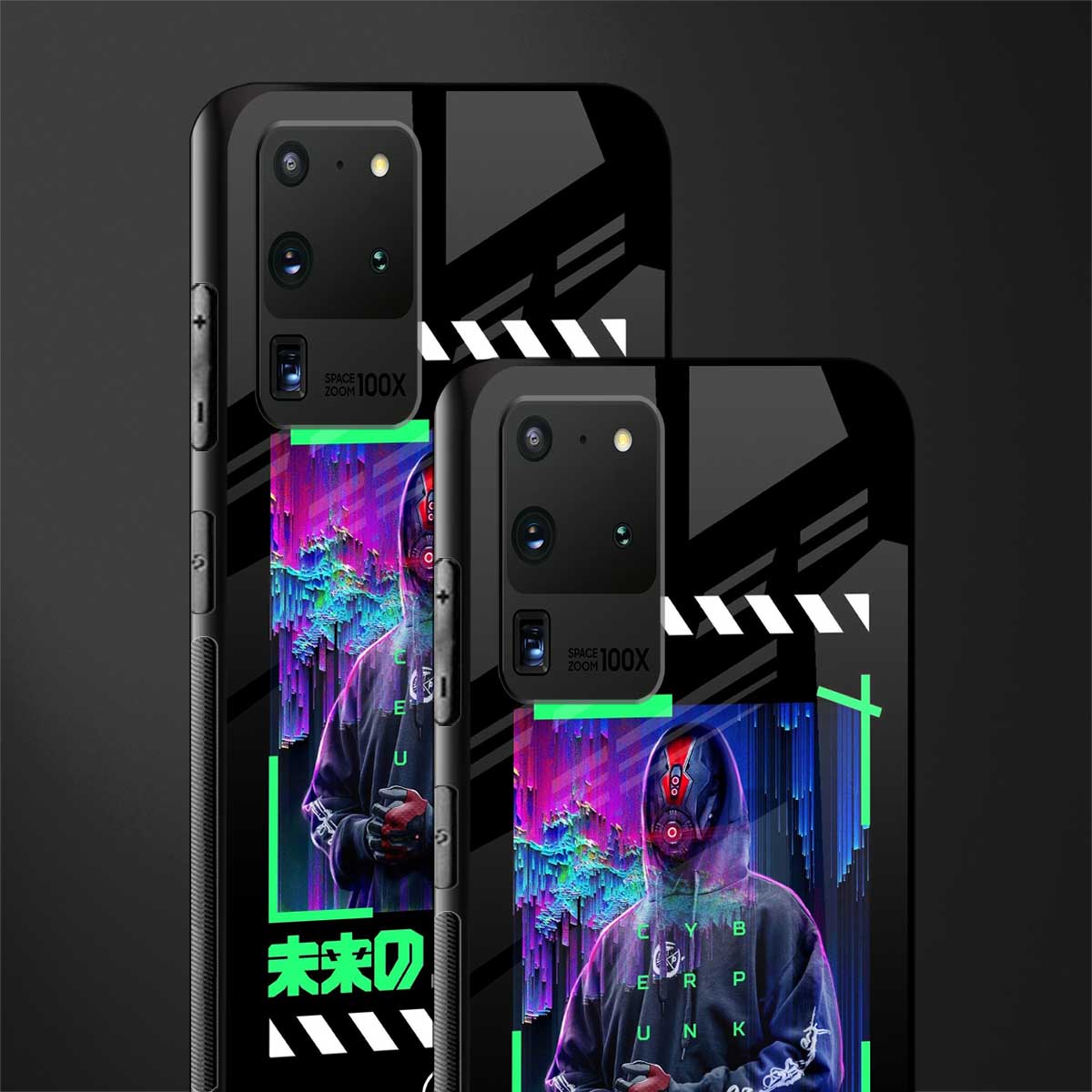 cyberpunk glass case for samsung galaxy s20 ultra image-2