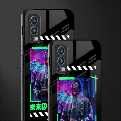 cyberpunk glass case for oneplus nord 2 5g image-2