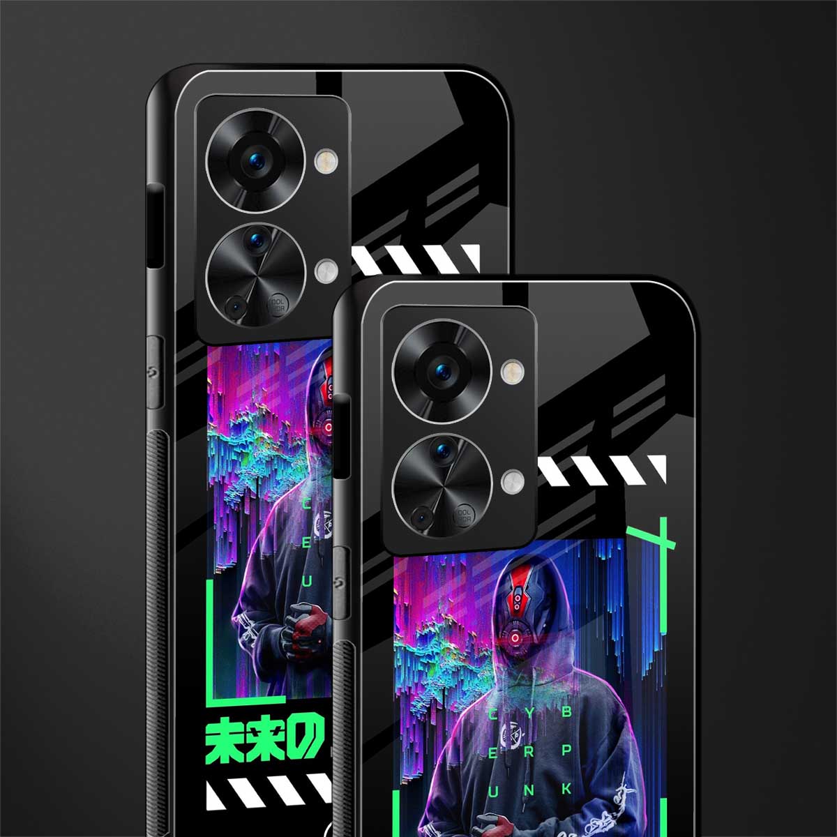 cyberpunk glass case for phone case | glass case for oneplus nord 2t 5g