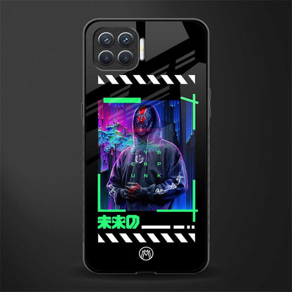 cyberpunk glass case for oppo f17 pro image