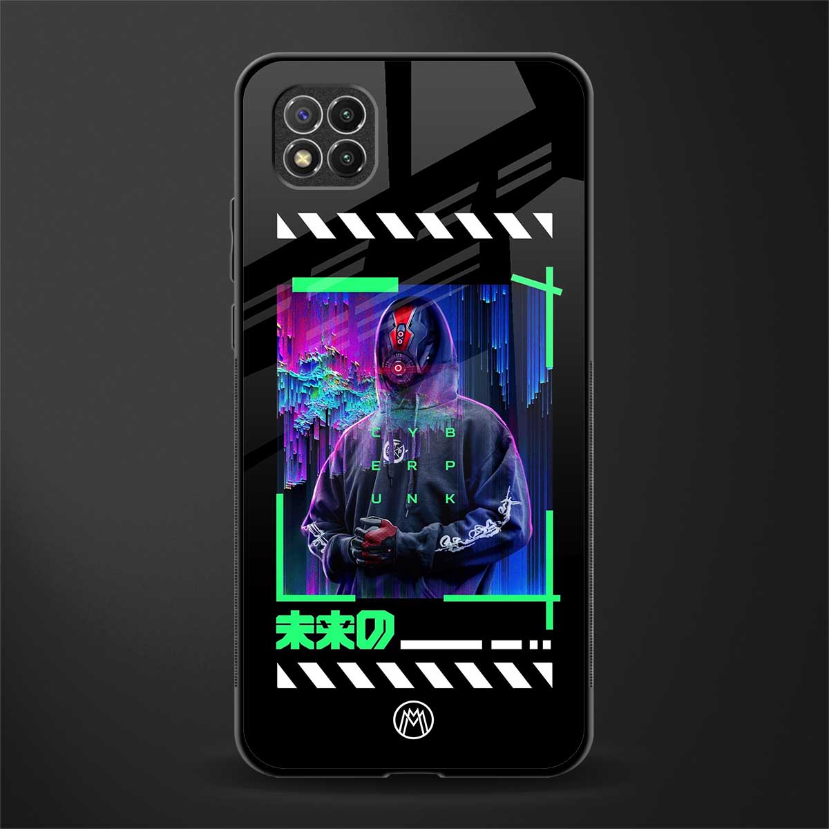 cyberpunk glass case for poco c3 image