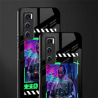 cyberpunk glass case for vivo v20 se image-2