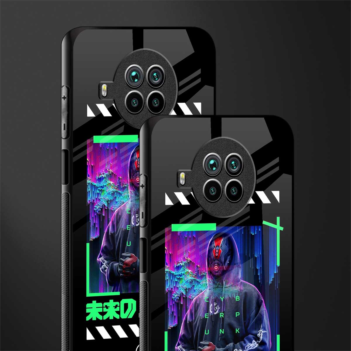 cyberpunk glass case for mi 10i image-2