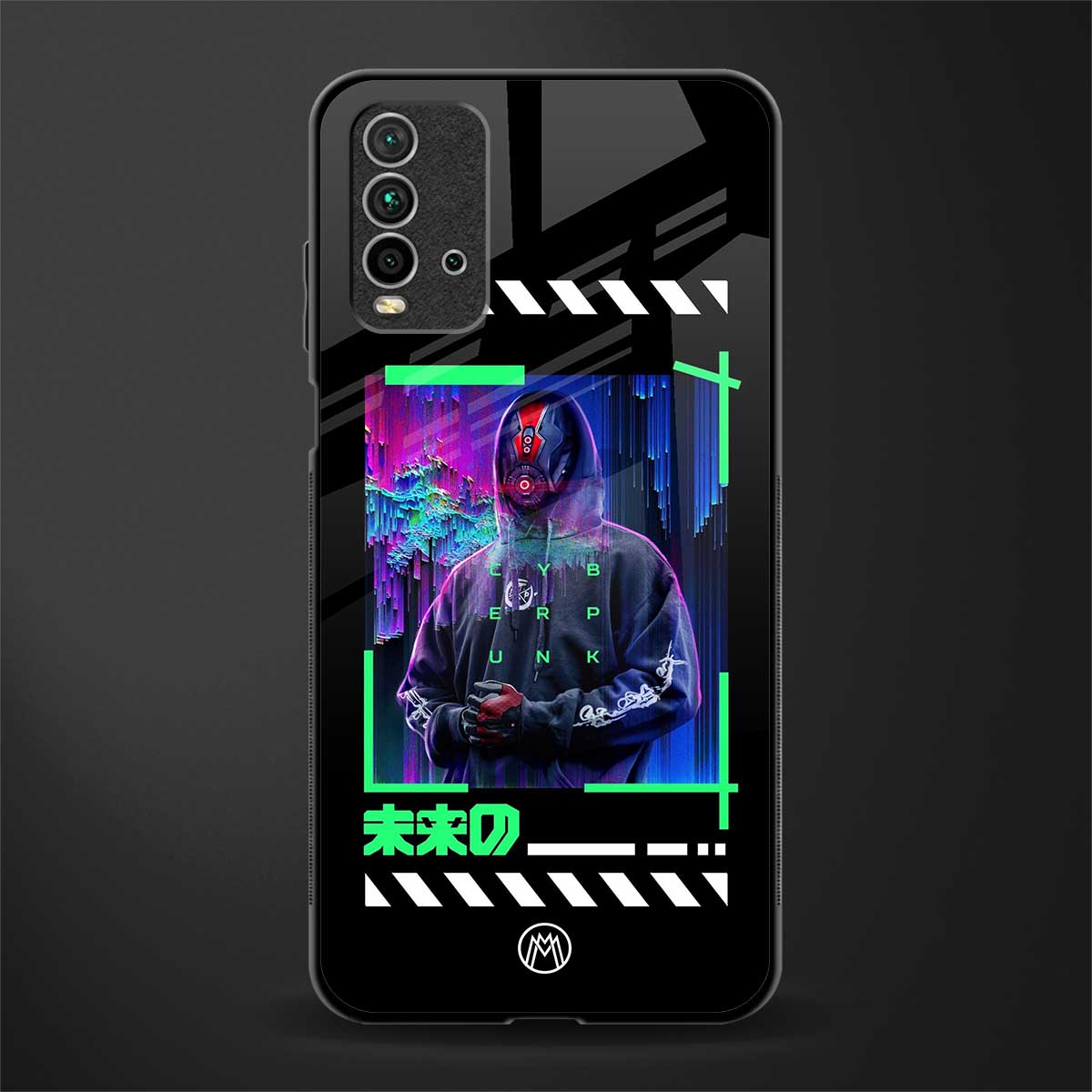 cyberpunk glass case for redmi 9 power image