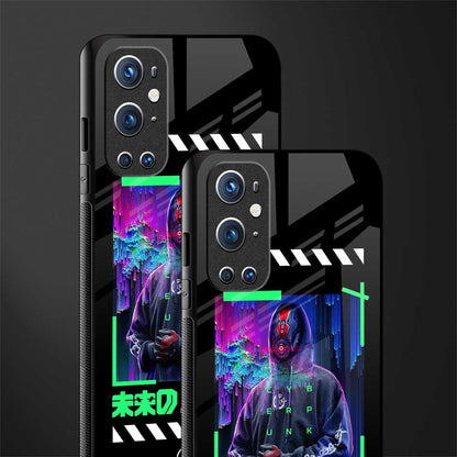 cyberpunk glass case for oneplus 9 pro image-2