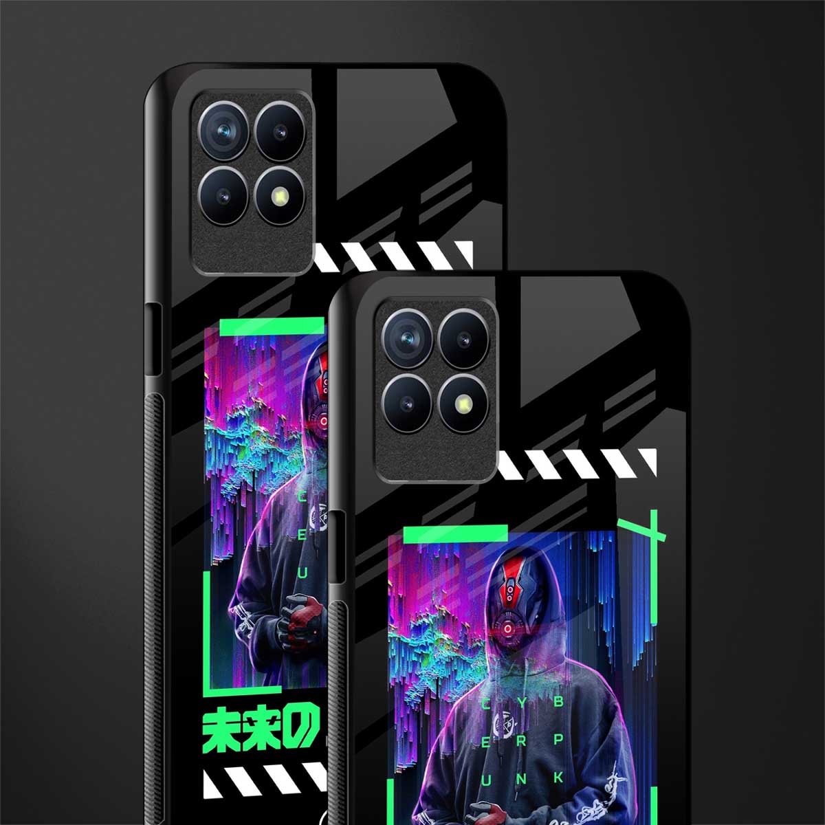 cyberpunk glass case for realme narzo 50 image-2