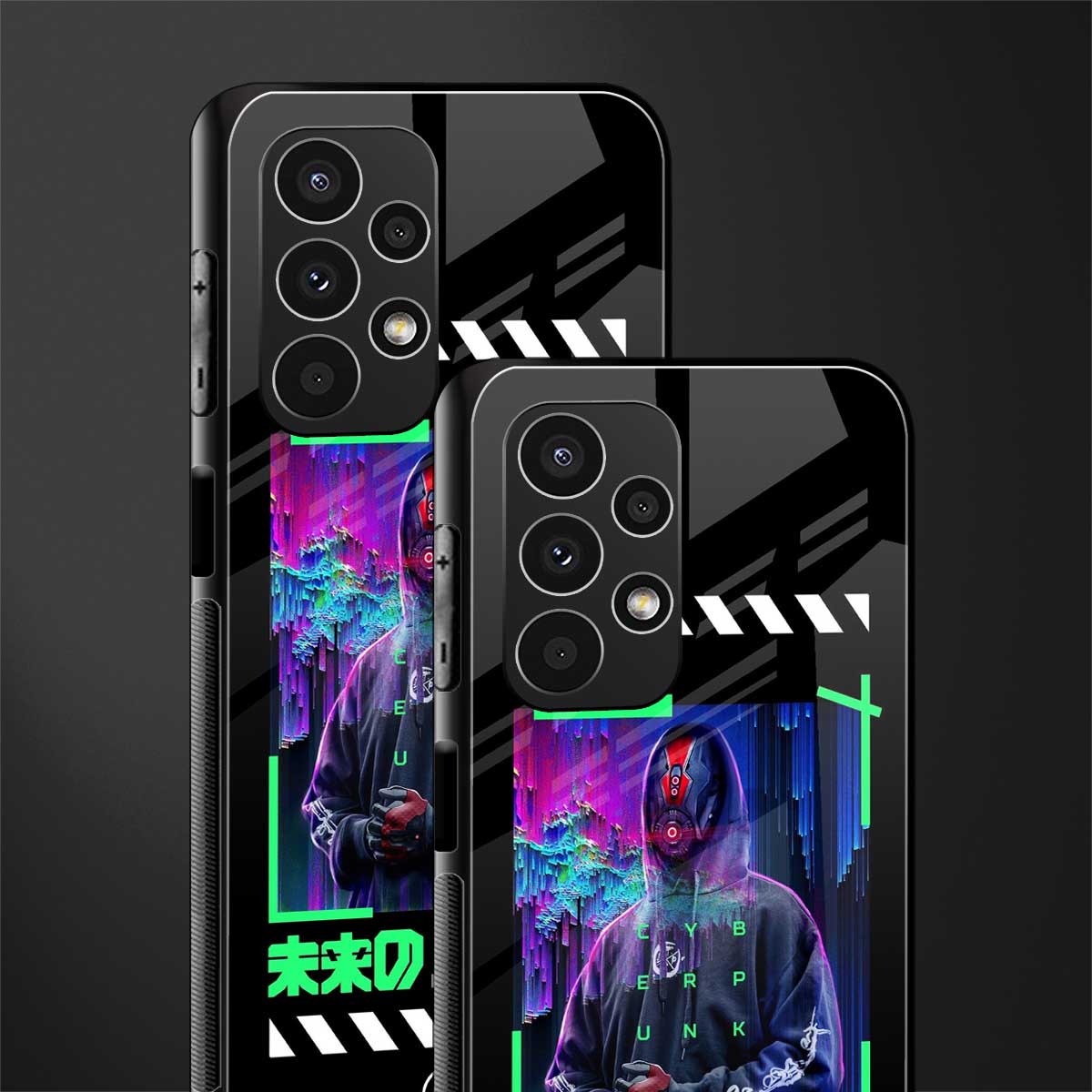 cyberpunk back phone cover | glass case for samsung galaxy a13 4g