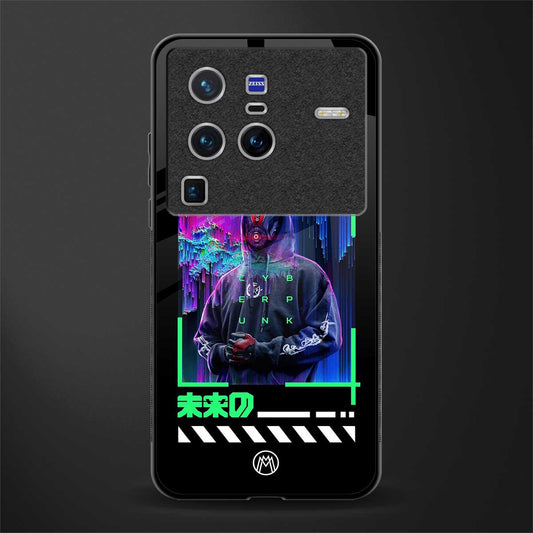cyberpunk glass case for vivo x80 pro 5g image