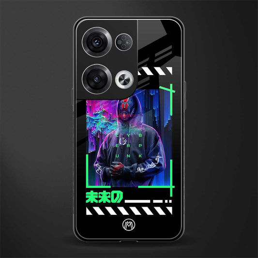 cyberpunk back phone cover | glass case for oppo reno 8 pro
