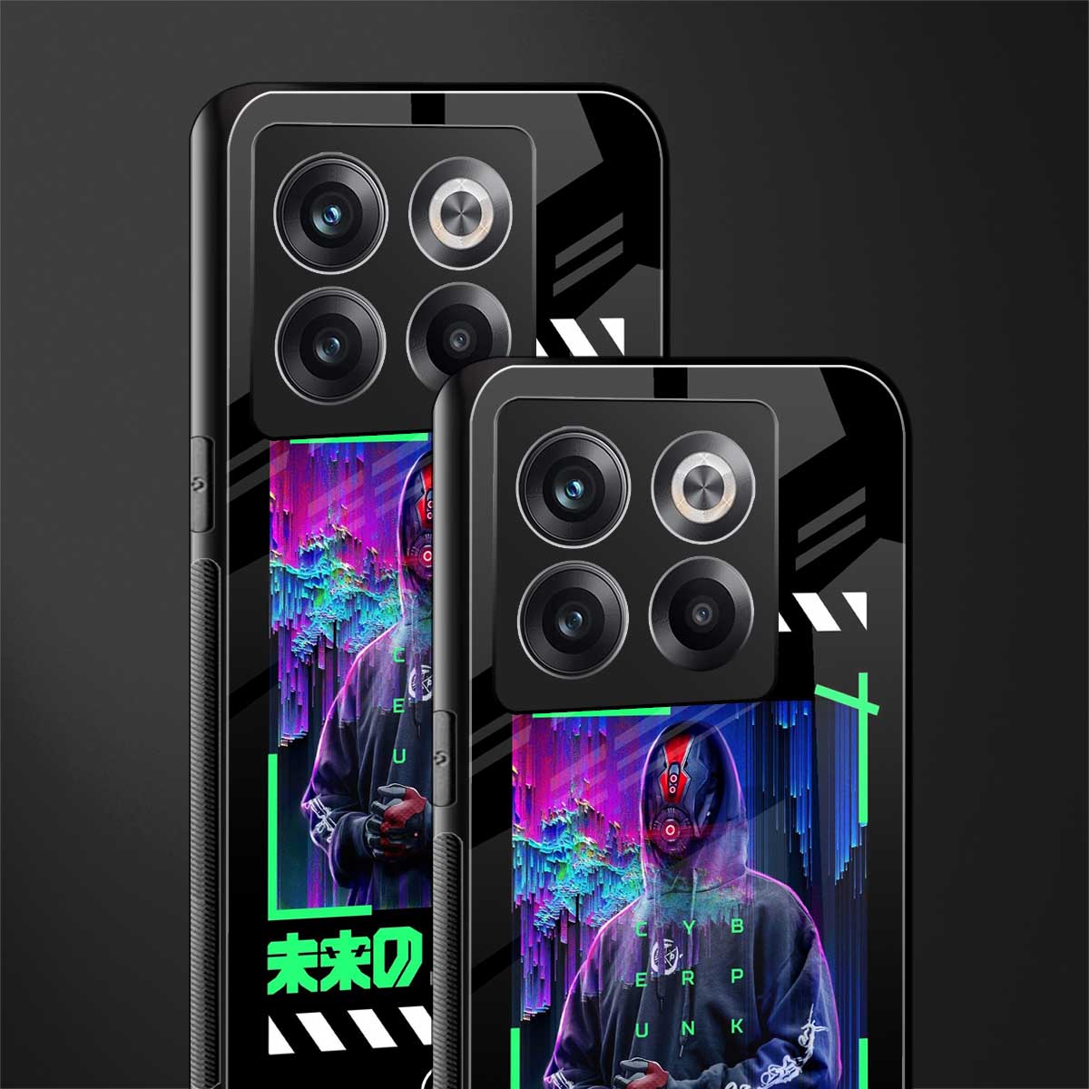 cyberpunk back phone cover | glass case for oneplus 10t