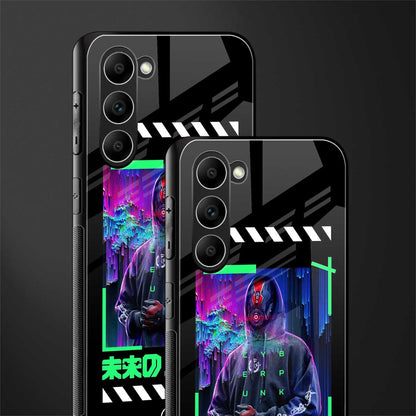 cyberpunk glass case for phone case | glass case for samsung galaxy s23