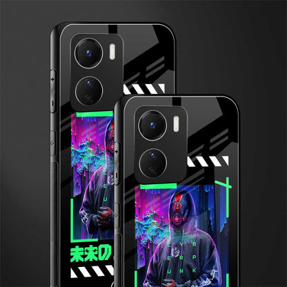 cyberpunk back phone cover | glass case for vivo y16