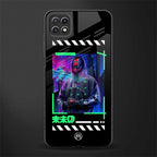 cyberpunk back phone cover | glass case for samsung galaxy f42