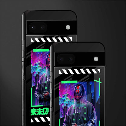 cyberpunk back phone cover | glass case for google pixel 6a