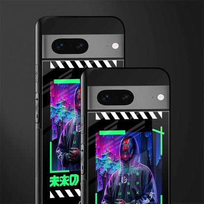 cyberpunk back phone cover | glass case for google pixel 7