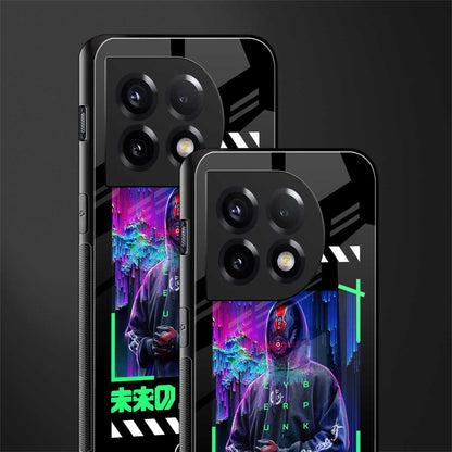 cyberpunk back phone cover | glass case for oneplus 11